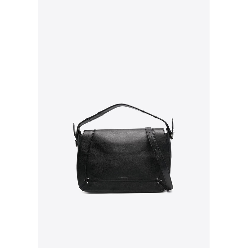 Medium Pepito Grained Leather Shoulder Bag