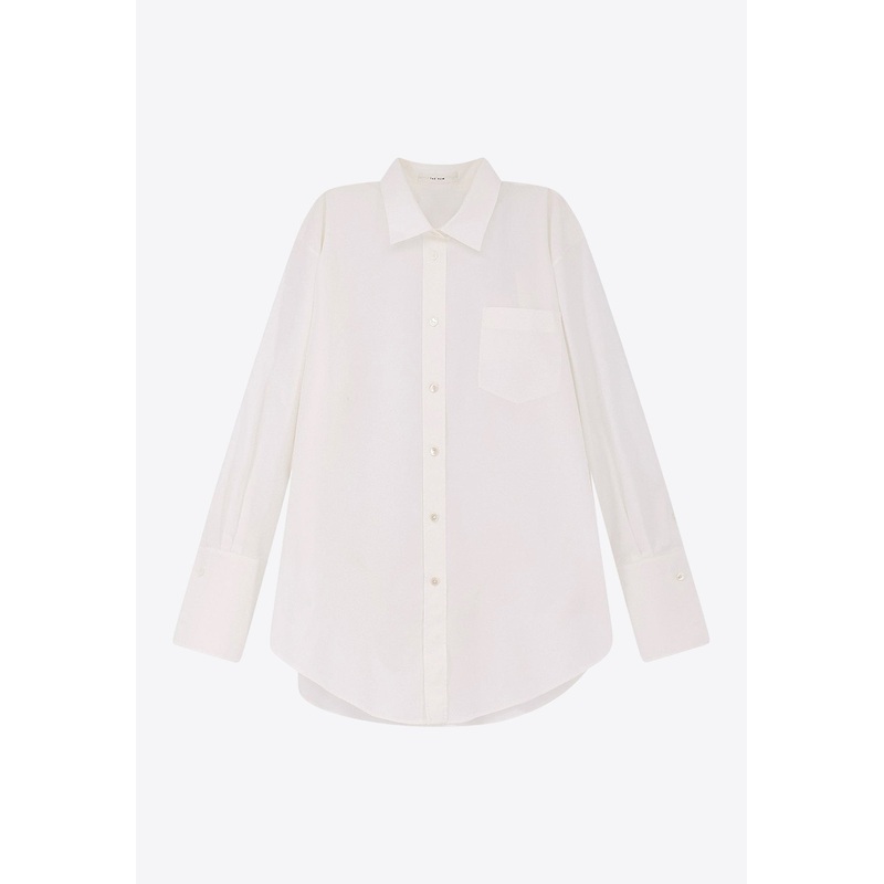 Ment Long-Sleeved Poplin Shirt