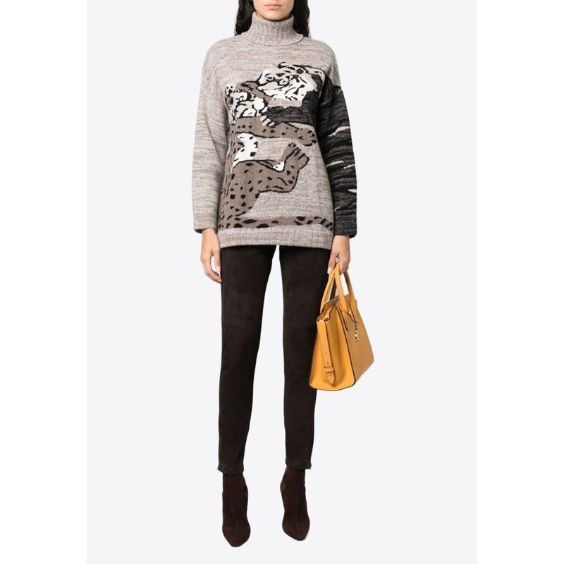 Monet Skinny-Fit Suede Pants