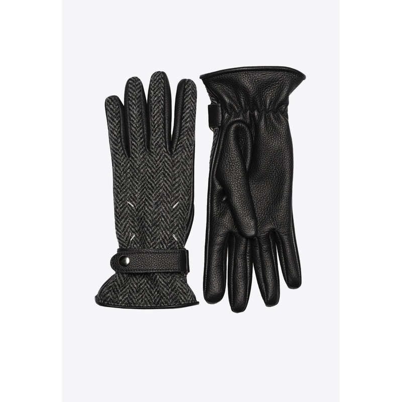 Reversible Calf Leather Gloves