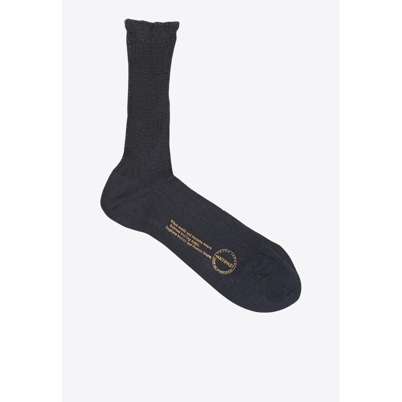 Ribbed Lurex Socks