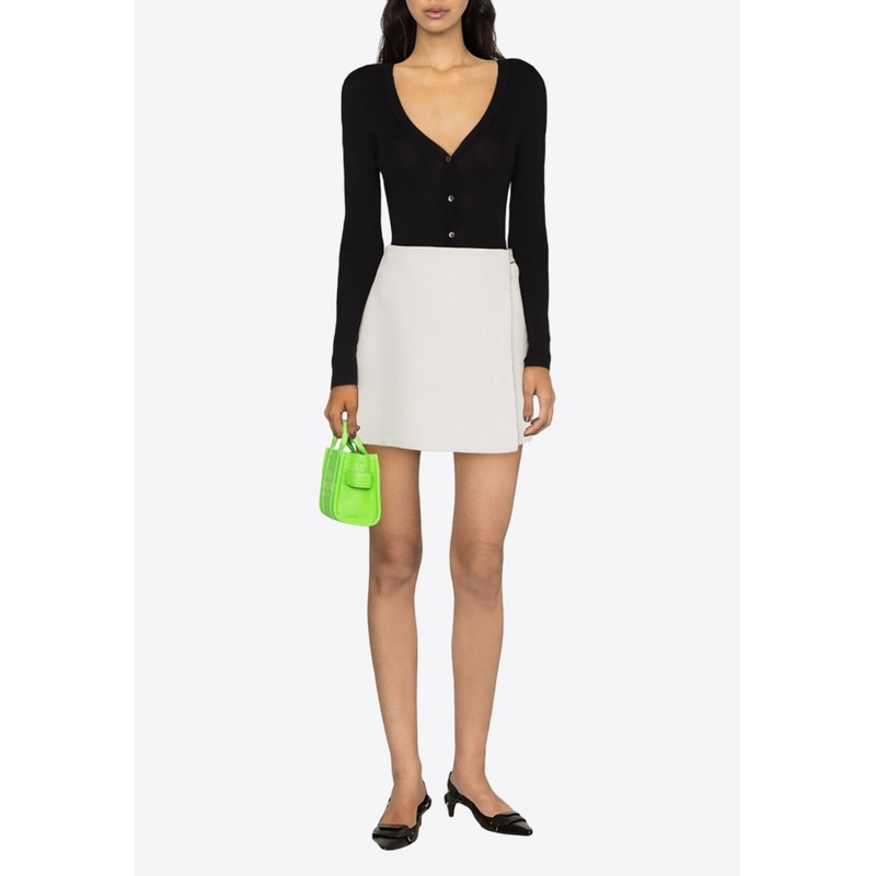 V-neck Ribbed Cardigan