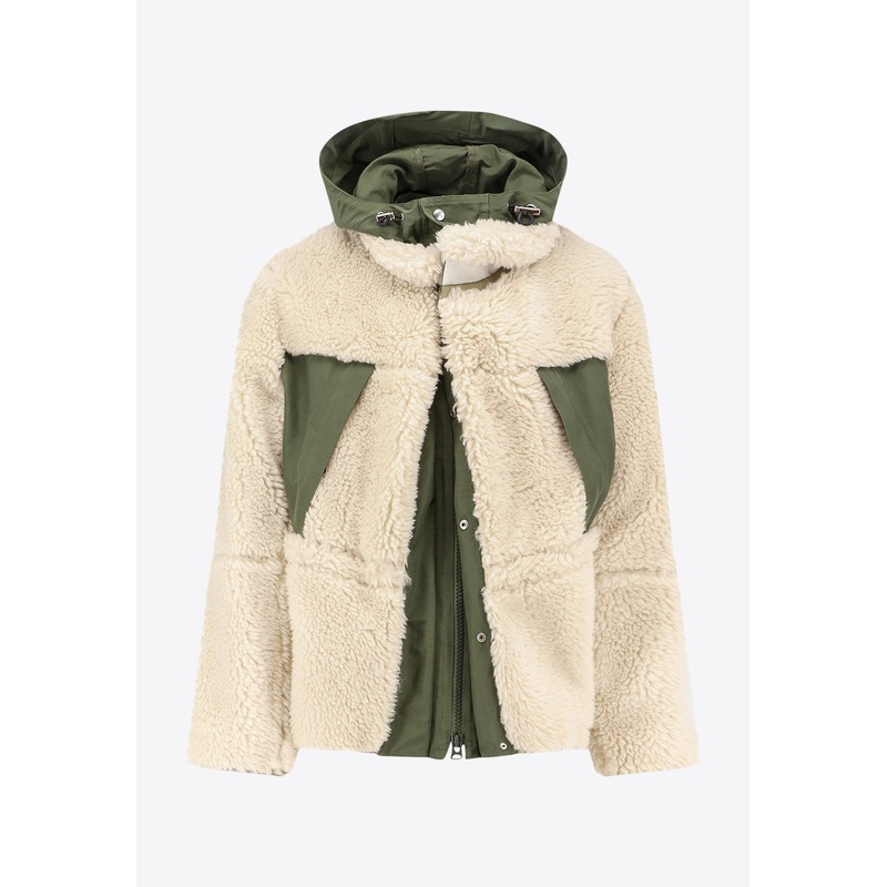 Wool-Blend Shearling Jacket
