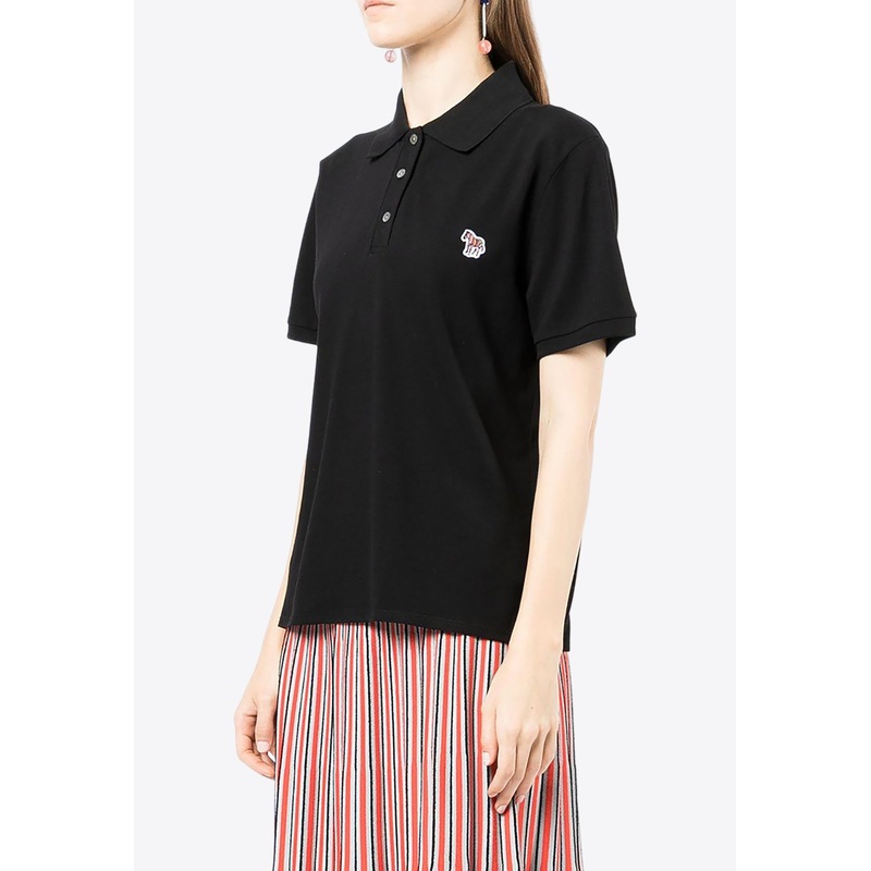 Zebra Patch Polo T-shirt