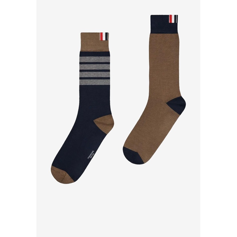 4-bar Stripes Knitted Socks
