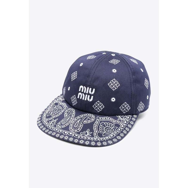 Bandana Print Baseball Cap