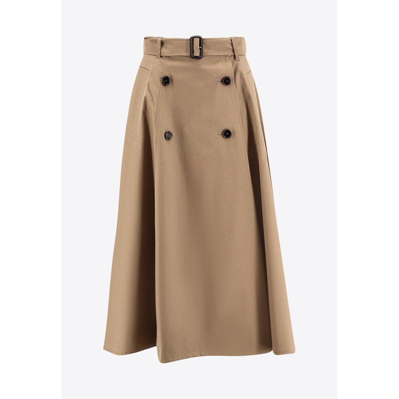 Belted Midi Skirt