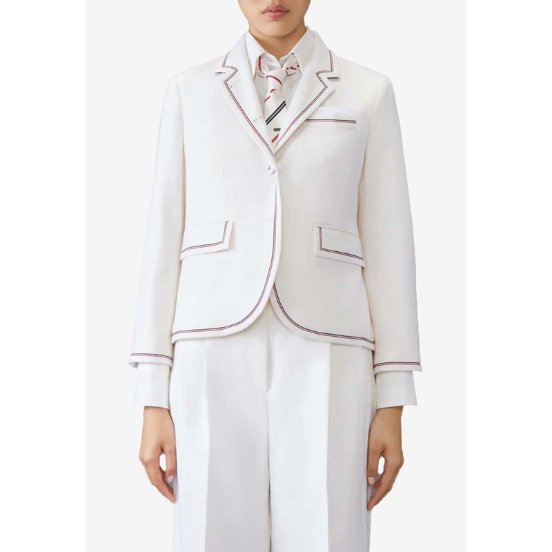 Cashmere Single-Breasted Blazer