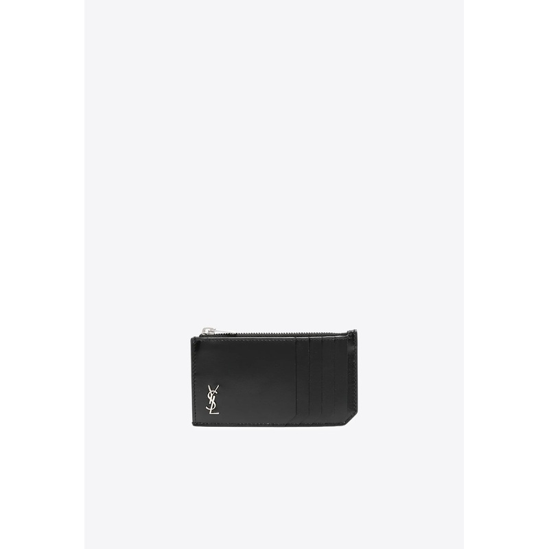 Cassandre Leather Zip Cardholder