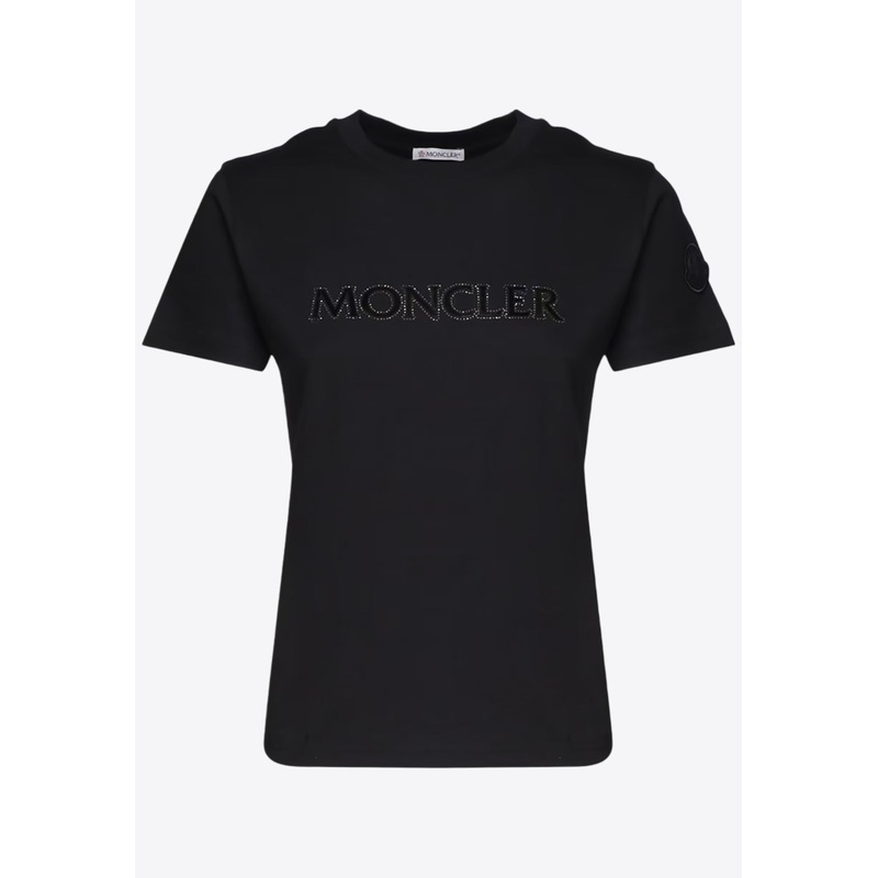 Crystal Embellished Logo T-shirt