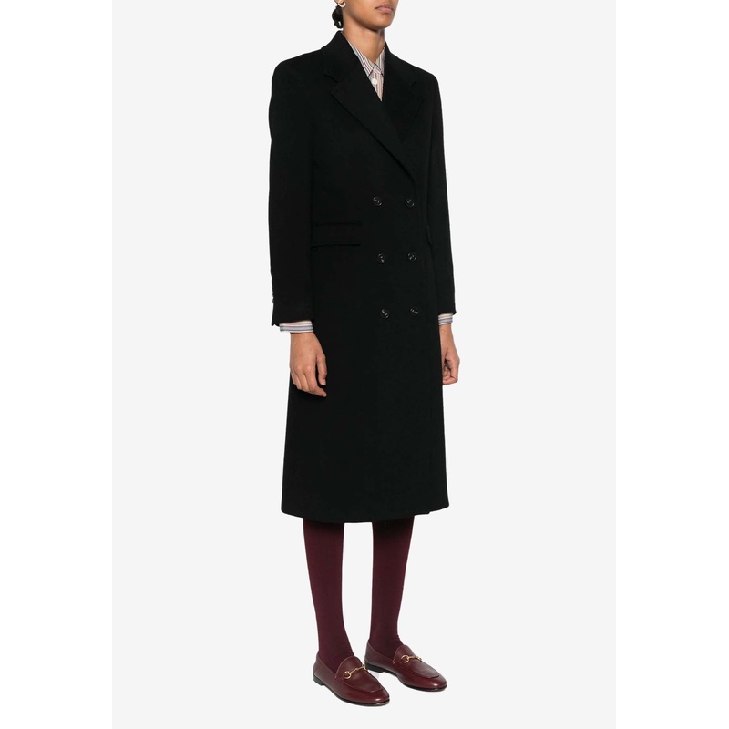 Double-Breasted Long Coat