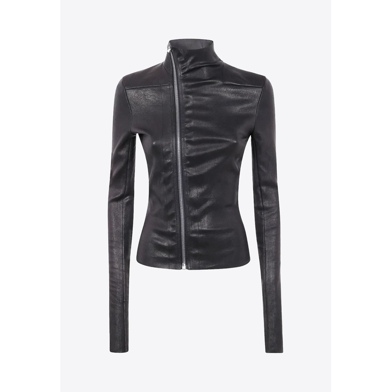 Gary Zip-Up Leather Jacket