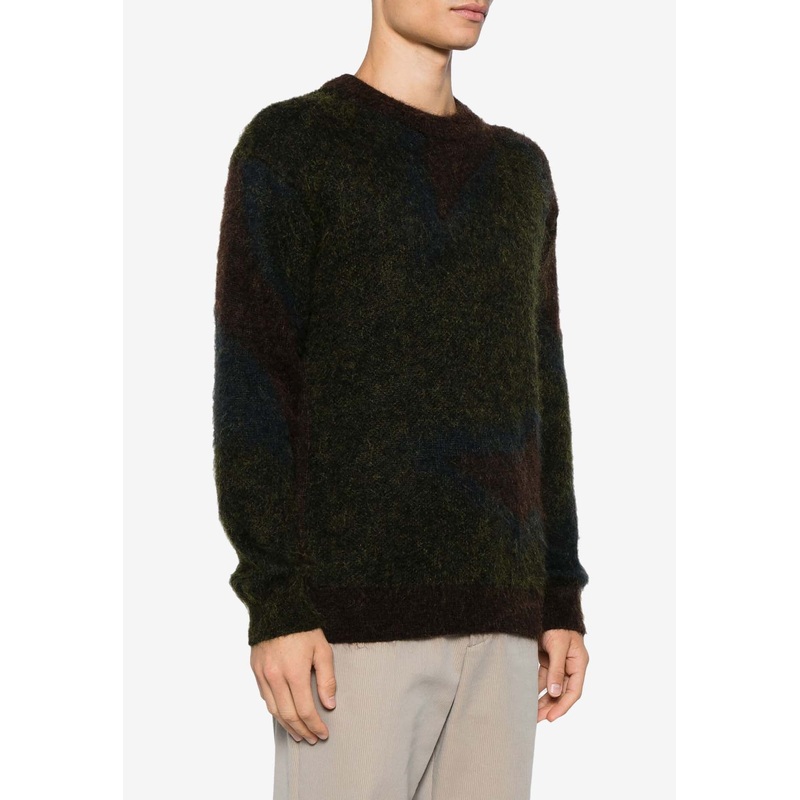 Mohair-Blend Crewneck Sweater