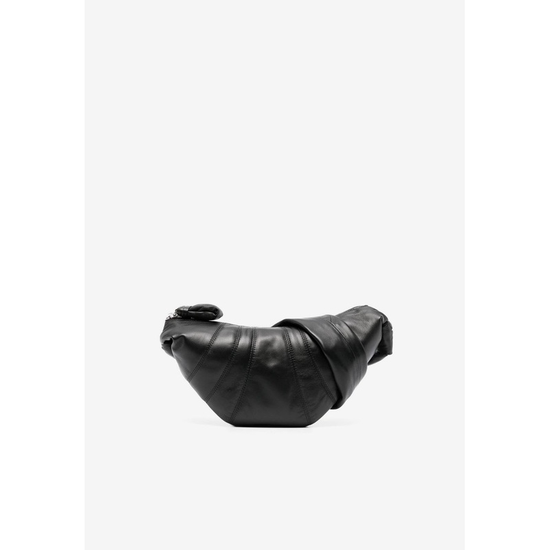 Small Croissant Nappa Leather Shoulder Bag