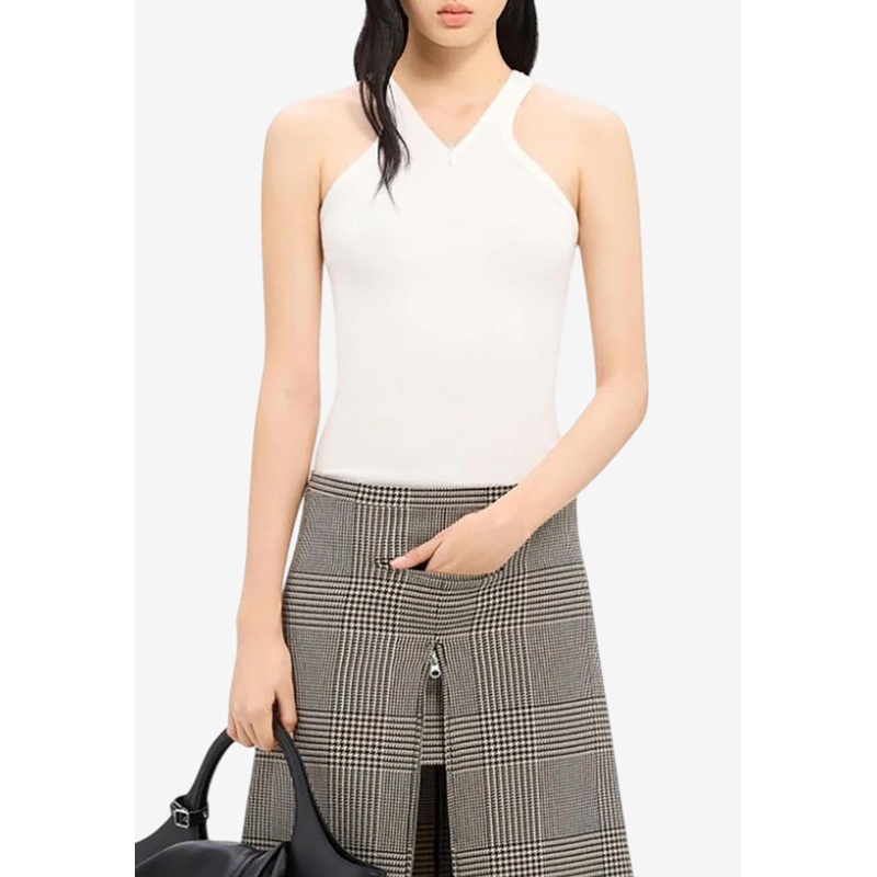 V-neck Logo Tank Top