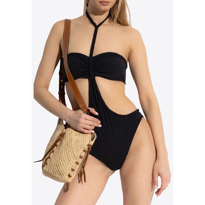 Farah Cut-Out Bandeau Swimsuit