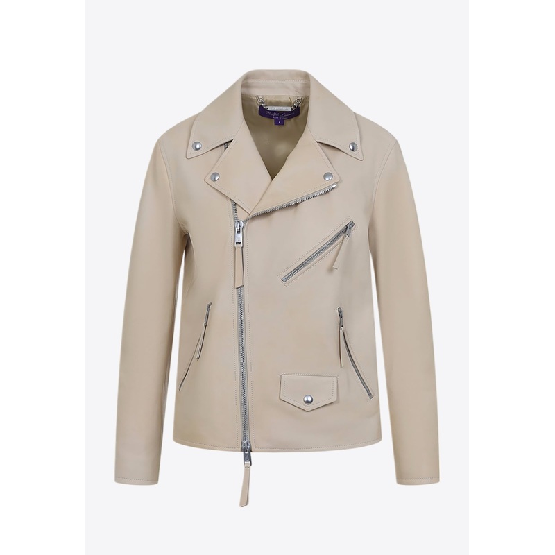 Kelley Leather Biker Jacket