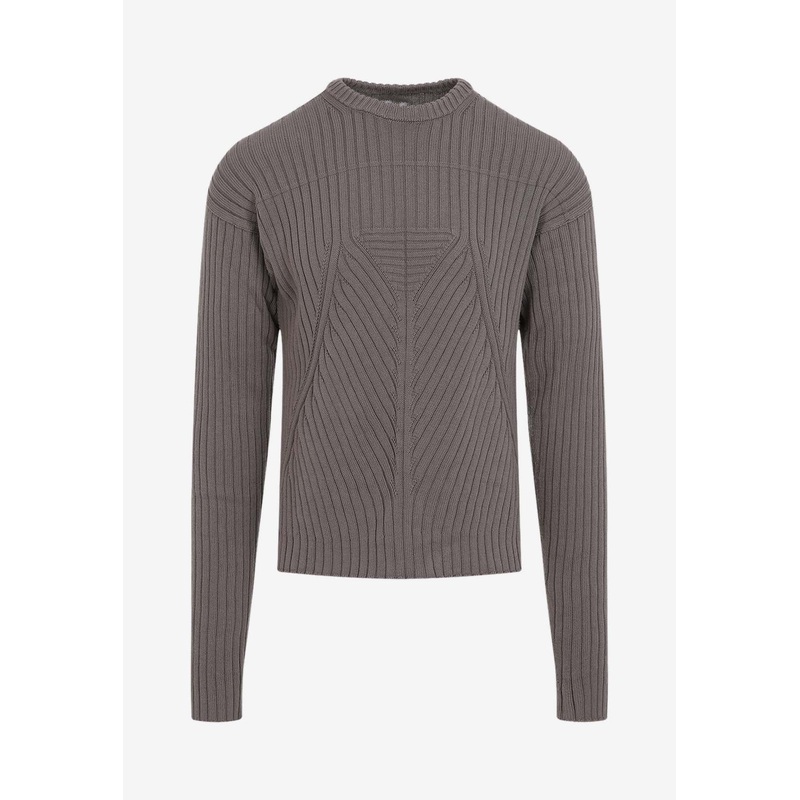 Long-Sleeved Knit Sweater