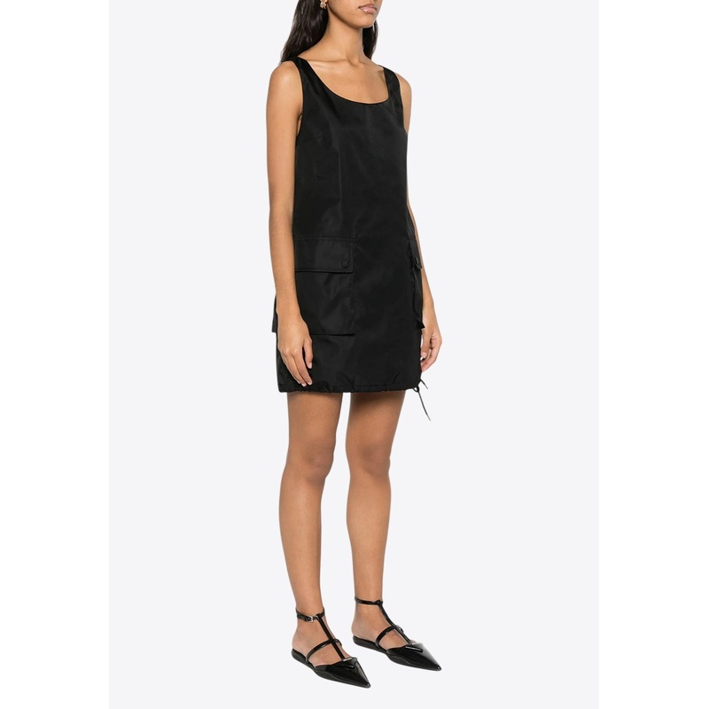 Re-Nylon Mini Cargo Dress