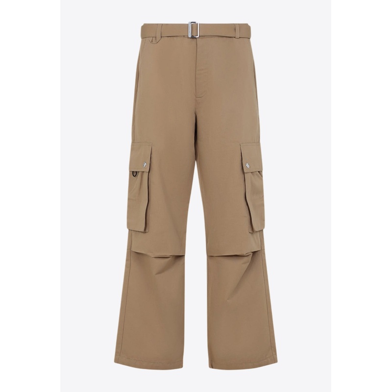 The Cargo Belted Wide-Leg Pants