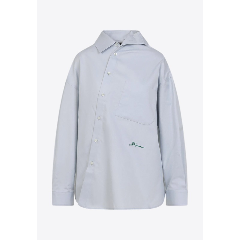 The Cuadro Oversized Asymmetric Shirt