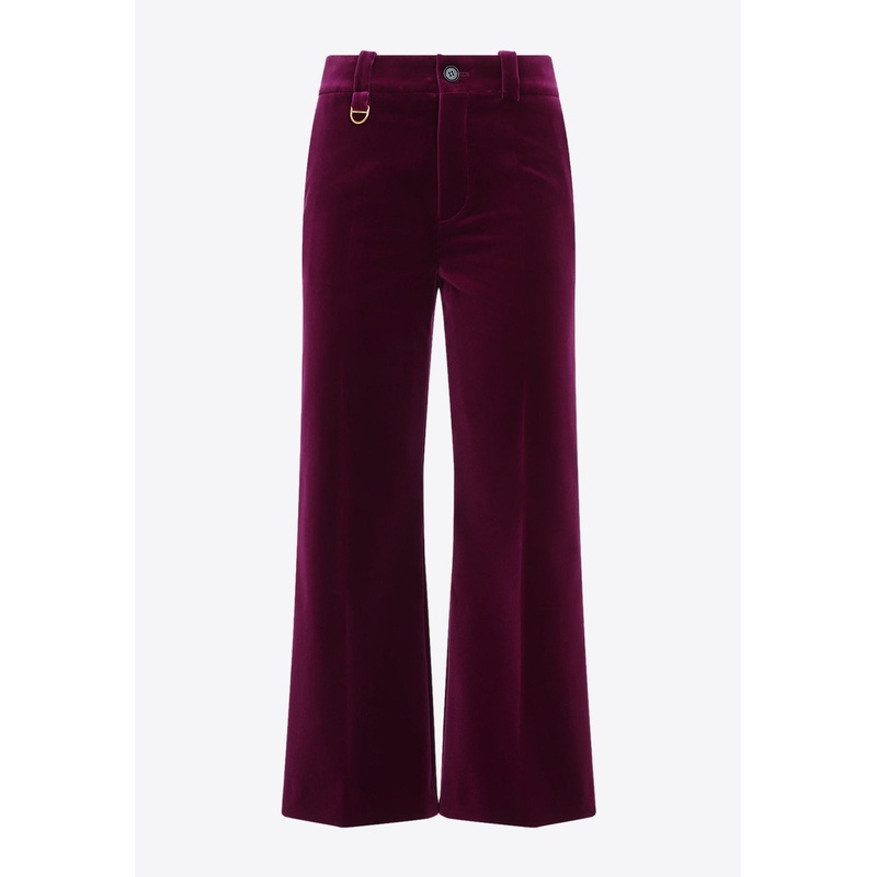 Velvet Flared Pants