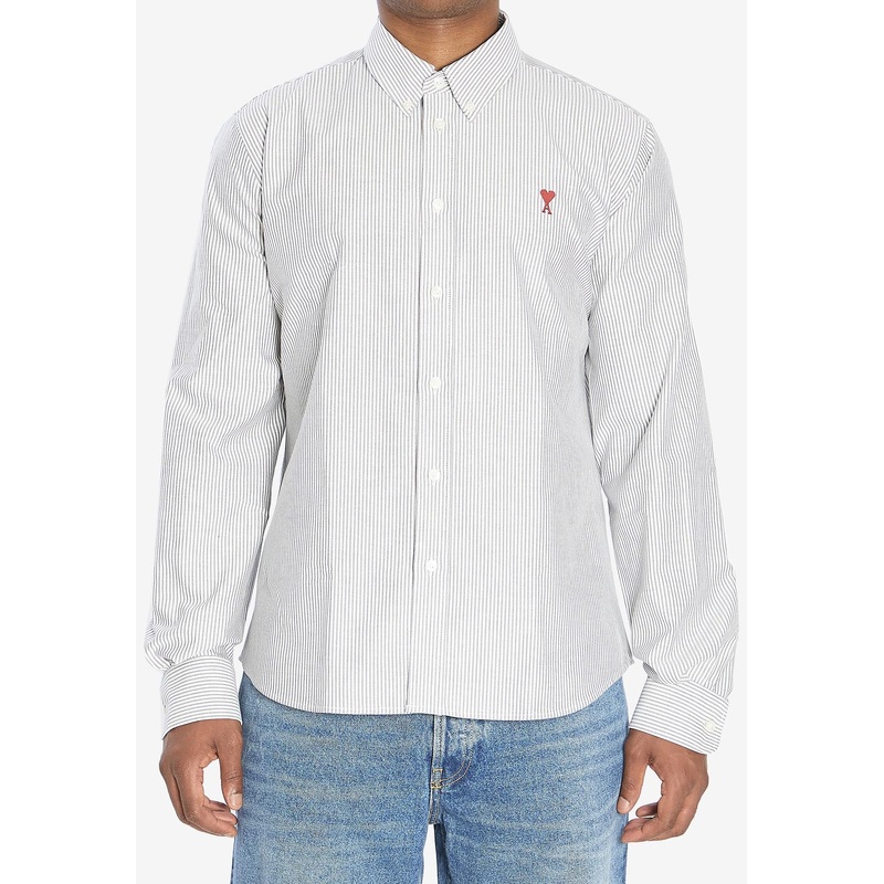 Ami De Coeur Long-Sleeved Stripe Shirt