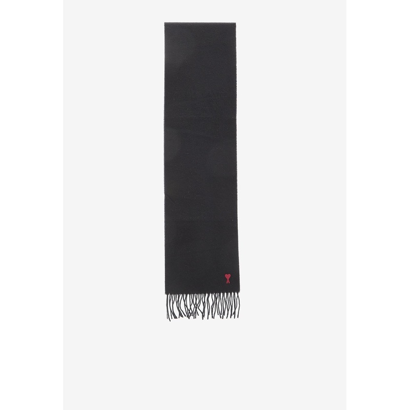 Ami De Coeur Wool Fringed Scarf