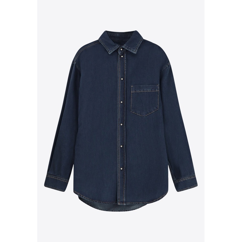 Anne Denim Buttoned Shirt