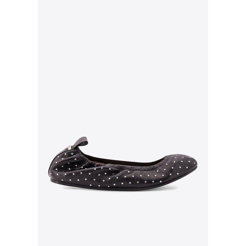 Belna Studded Leather Ballet Flats