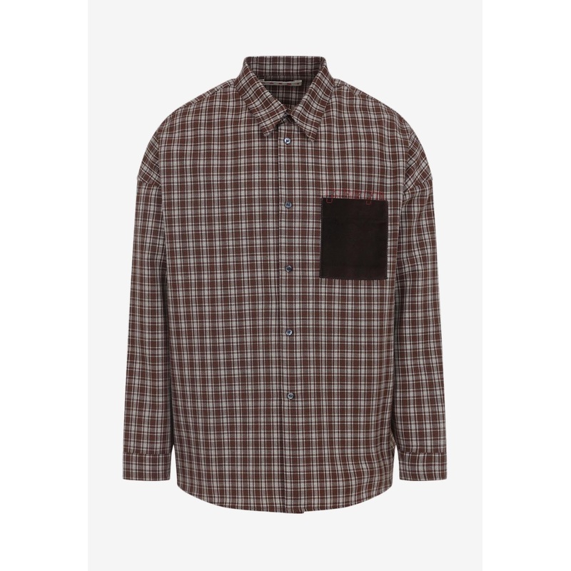 Check Grain De Poudre Wool Shirt