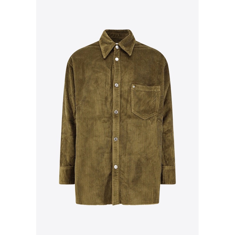 Corduroy Buttoned Shirt
