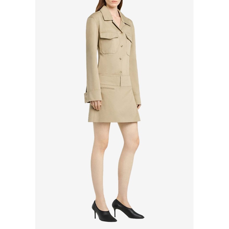 Embroidered Logo Utility Shirt