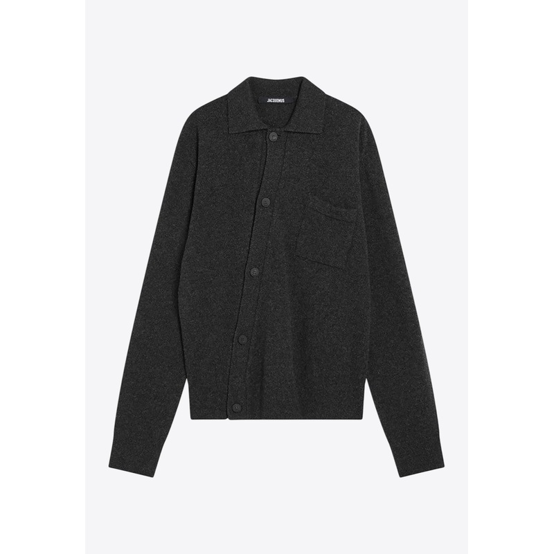 Essential Wool-Blend Cardigan