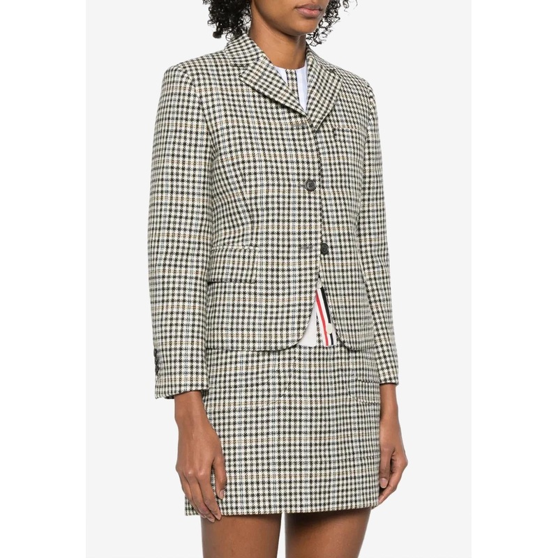 Gunclub Check High Break Tweed Blazer