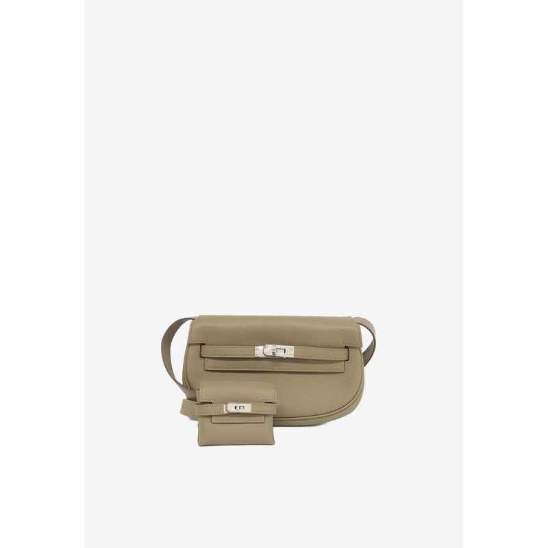 Kelly Moove in Etoupe Swift Leather with Palladium Hardware