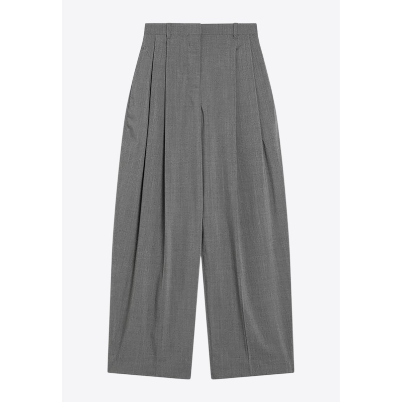 Pleated Wool Pants
