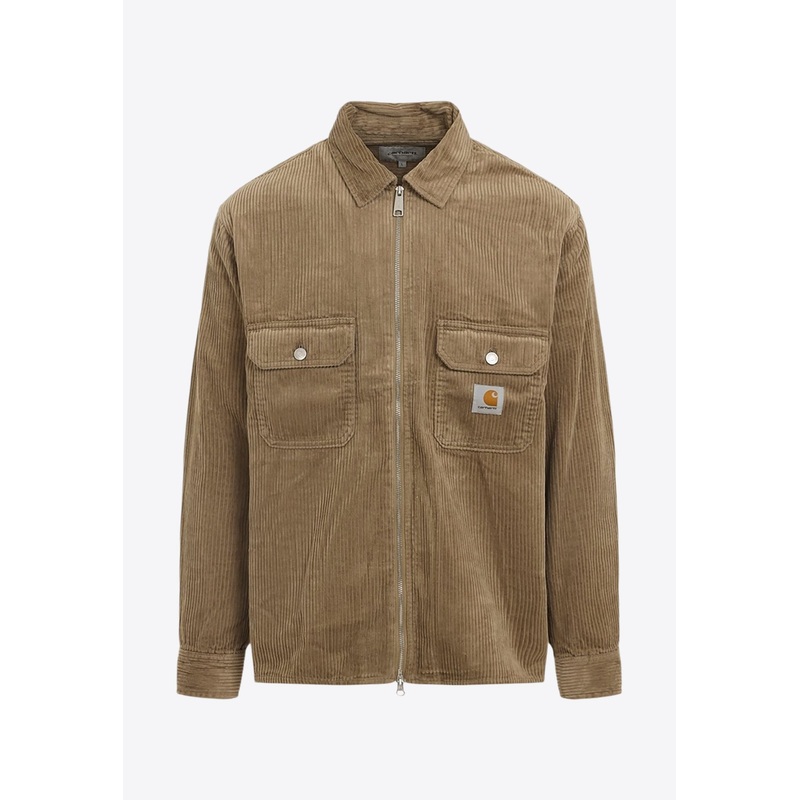 Reynold Zip-Up Corduroy Overshirt