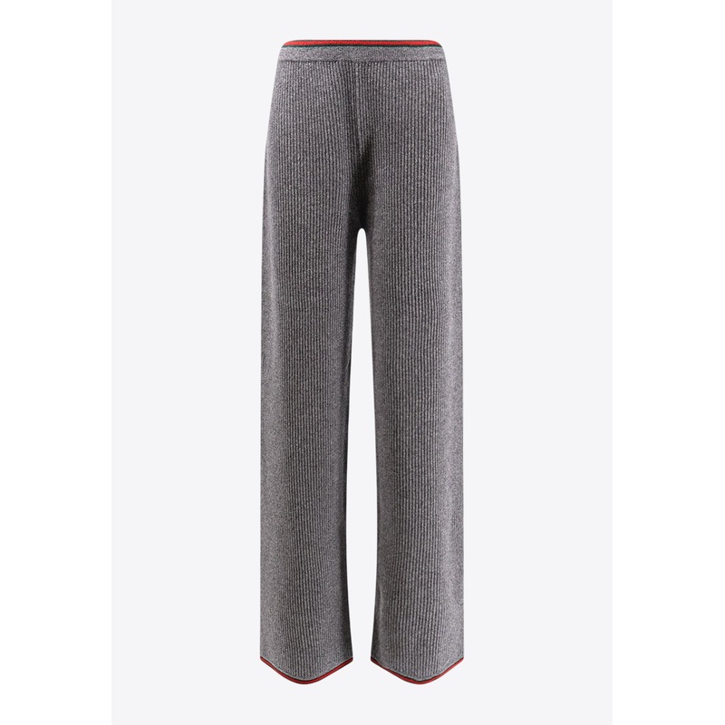 Ribbed Wool-Blend Pants
