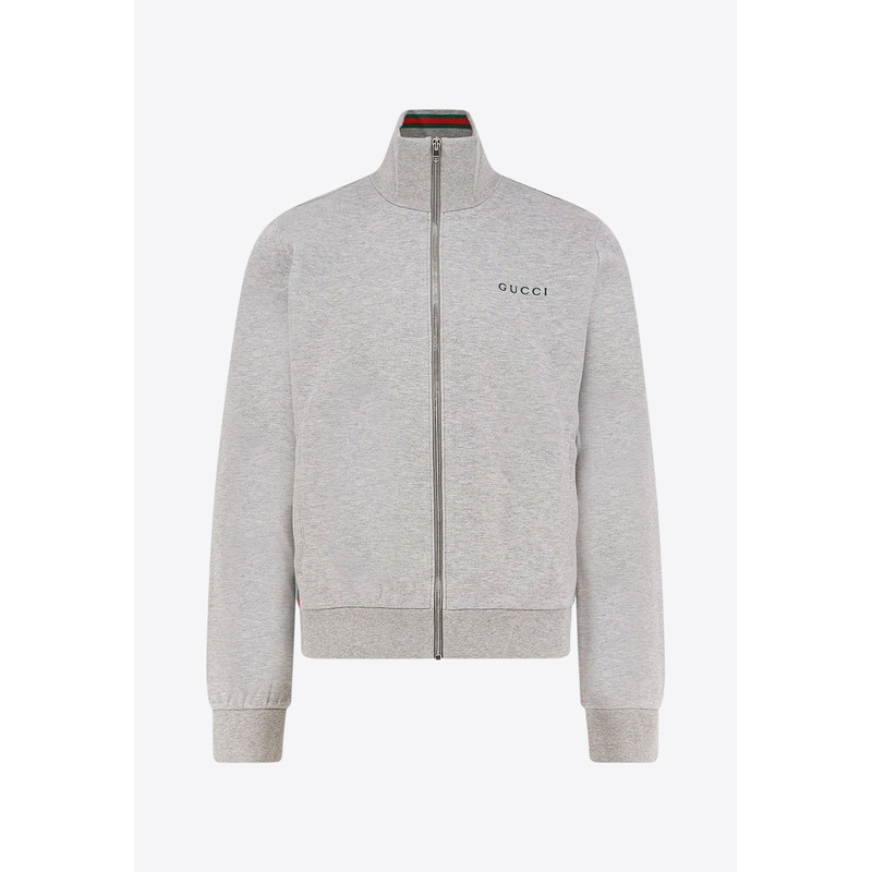 Signature Web Zip-Up Sweatshirt