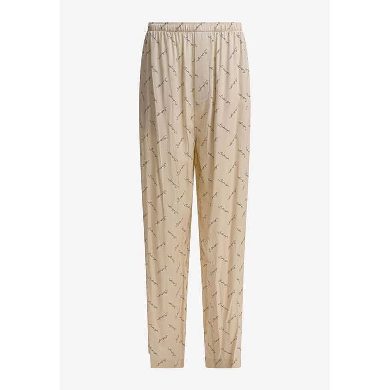 All-Over Logo Print Pants