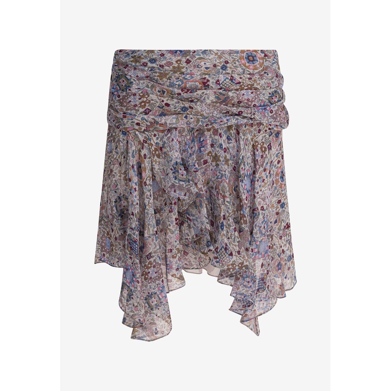 Berenicia Asymmetric Mini Skirt