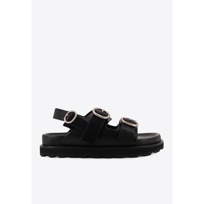 Buckled Leather Sandals