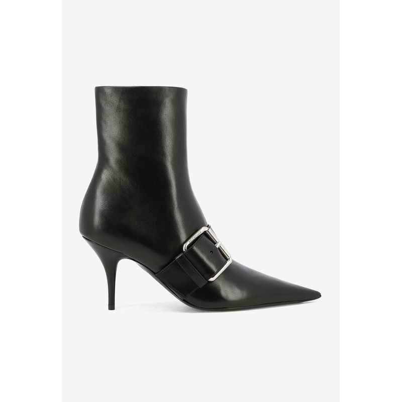 Knife 80 Leather Ankle Boots