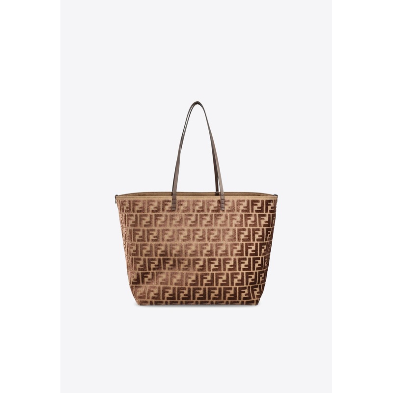 Large Roll FF Embossed Tote Bag