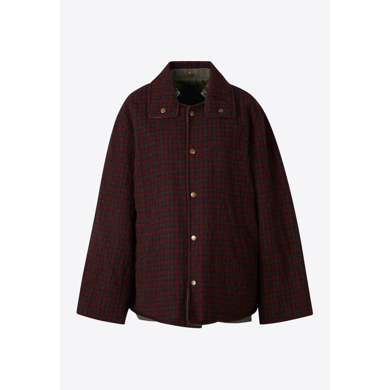 Madras Checked Reversible Jacket