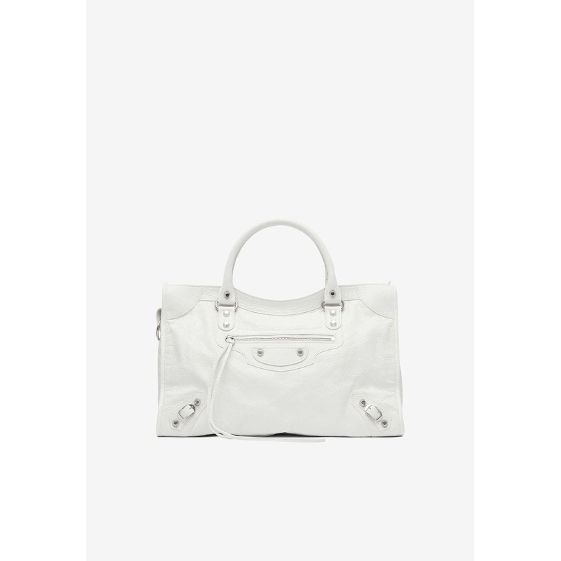 Medium Le City Leather Tote Bag