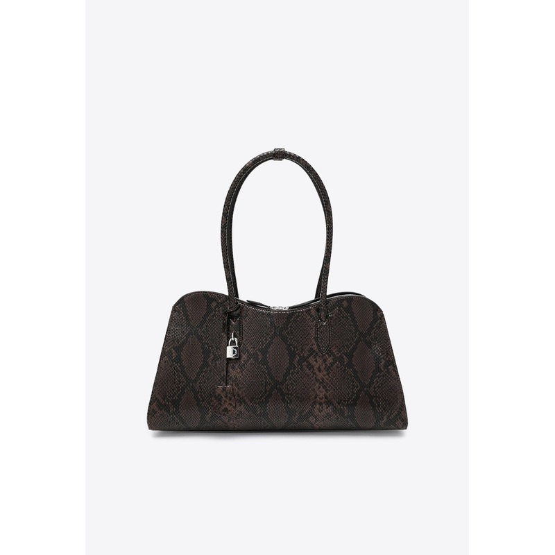 Ryder Snake Print Shoulder Bag