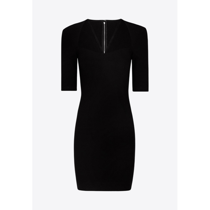 Short-Sleeved Mini Dress