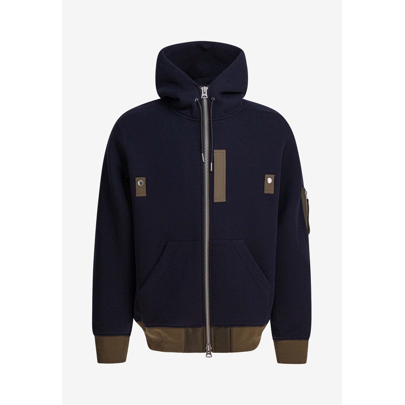 Sponge Zip-Up Sweatshirt